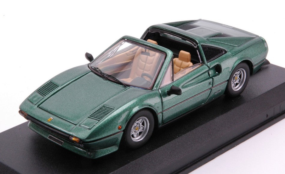 MODELLINO IN SCALA COMPATIBILE CON FERRARI 308 GTS 1980 VERDE MEDIO MET.600/C 1:43 BEST MODEL BT9854