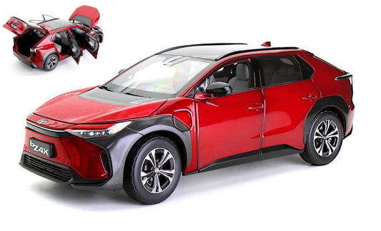 MODELLINO IN SCALA COMPATIBILE CON TOYOTA Bz4x 2022 SUPERSONIC RED 1:18 SUNSTAR SS5650