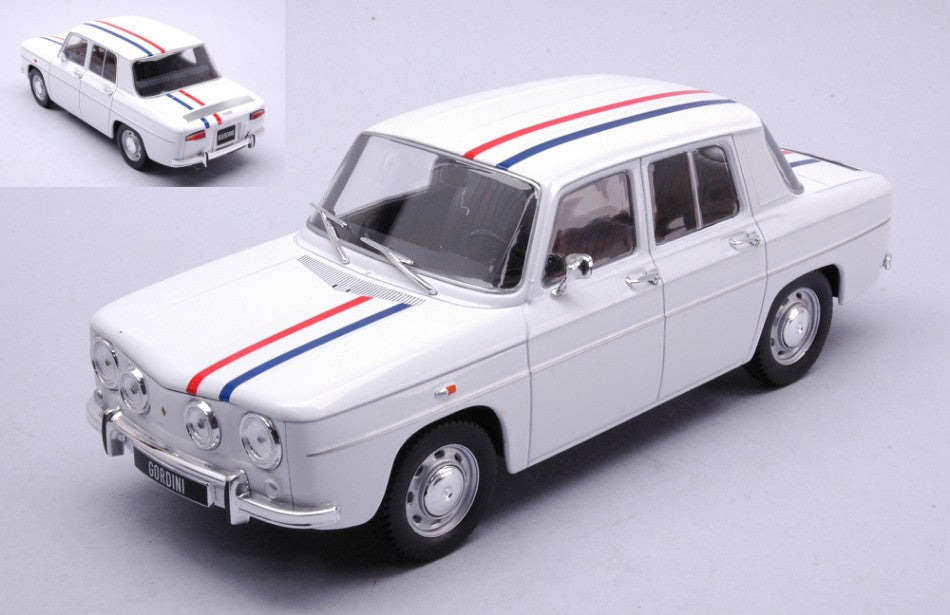 MODELLINO IN SCALA COMPATIBILE CON RANAULT 8 GORDINI 1964 WHITE 1:24 WHITEBOX WB124206