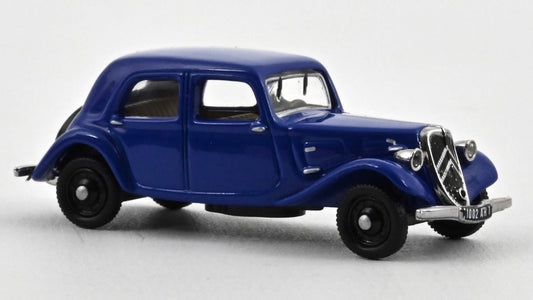 MODELLINO IN SCALA COMPATIBILE CON CITROEN 11 AL 1938 EMERAUDE BLUE 1:87 NOREV NV153009