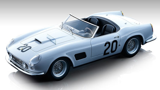 MODELLINO Tecnomodel FERRARI 250 GT CALIFORNIA SWB LE MANS 1960 NART STURGIS-SCHLESSER 1:18 MODEL SCALE TMD18205F 250506