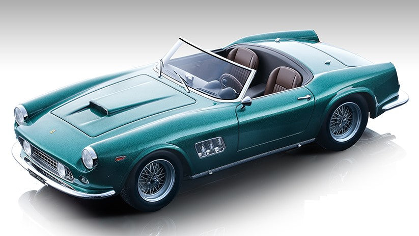 MODELLINO Tecnomodel FERRARI 250 GT CALIFORNIA SWB 1960 MET.GREEN 1:18 MODEL SCALE TMD18205D 250506