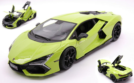 MODELLINO IN SCALA COMPATIBILE CON LAMBORGHINI 74X REVUELTO YELLOW 1:18 MAISTO MI31463Y