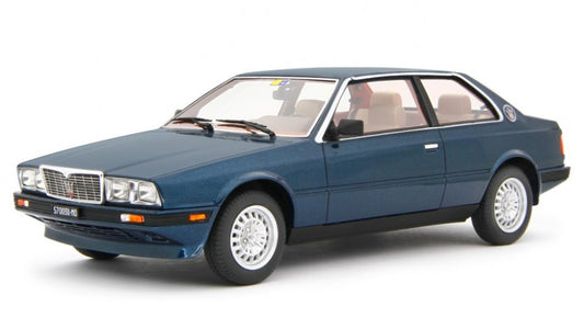 MODELLINO IN SCALA Laudo Racing COMPATIBILE CON MASERATI BITURBO 1982 MET.BLUE 1:18 MODEL SCALE LX001F 241217