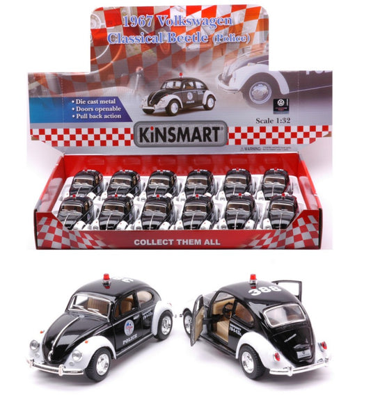 VW CLASSICAL BEETLE 1967 POLICE cm 12,5 1:32 Scala 1:32 Kinsmart