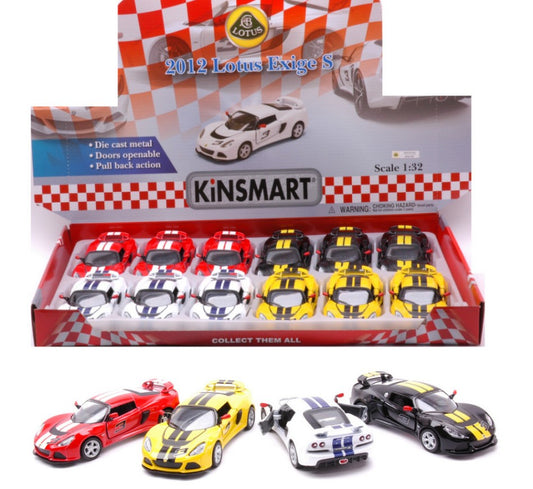 LOTUS EXIGE S 2012 COL.ASS.cm 12,5 1:32 Scala 1:32 Kinsmart