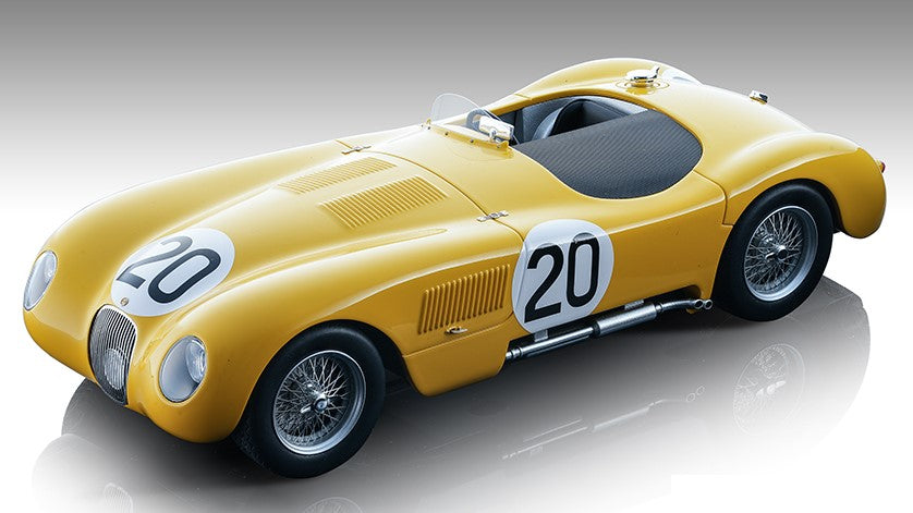 MODELLINO Tecnomodel JAGUAR C-TYPE N.20 LE MANS 1953 R.LAURENT-C.DE TORNACO 1:18 MODEL SCALE TMD18290D 250506