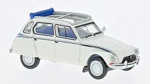 MODELLINO IN SCALA COMPATIBILE CON CITROEN DYANE COTE D'AZURE 1976 GREY 1:87 BREKINA BRE14255