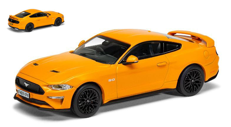 MODELLINO IN SCALA COMPATIBILE CON FORD MUSTANG MK6 FASTBACK 5.0 V8 GT ORANGE FURY 1:43 VANGUARDS VA15502