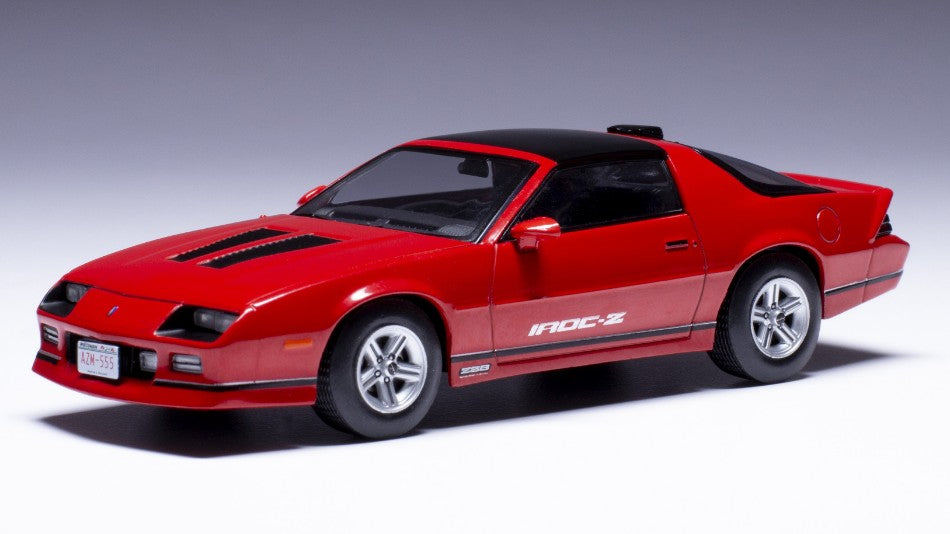 MODELLINO IN SCALA Ixo Model COMPATIBILE CON CHEVROLET CAMARO IROC-Z 1986 RED 1:43 MODEL SCALE CLC562 241220