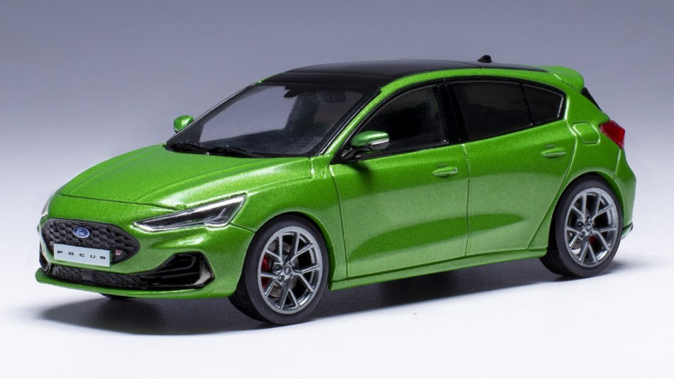 MODELLINO IN SCALA Ixo Model COMPATIBILE CON FORD FOCUS ST 2022 MET.GREEN 1:43 MODEL SCALE MOC333 241217