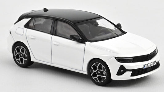 MODELLINO IN SCALA COMPATIBILE CON OPEL ASTRA 2022 ARCTIC WHITE 1:43 NOREV NV360063