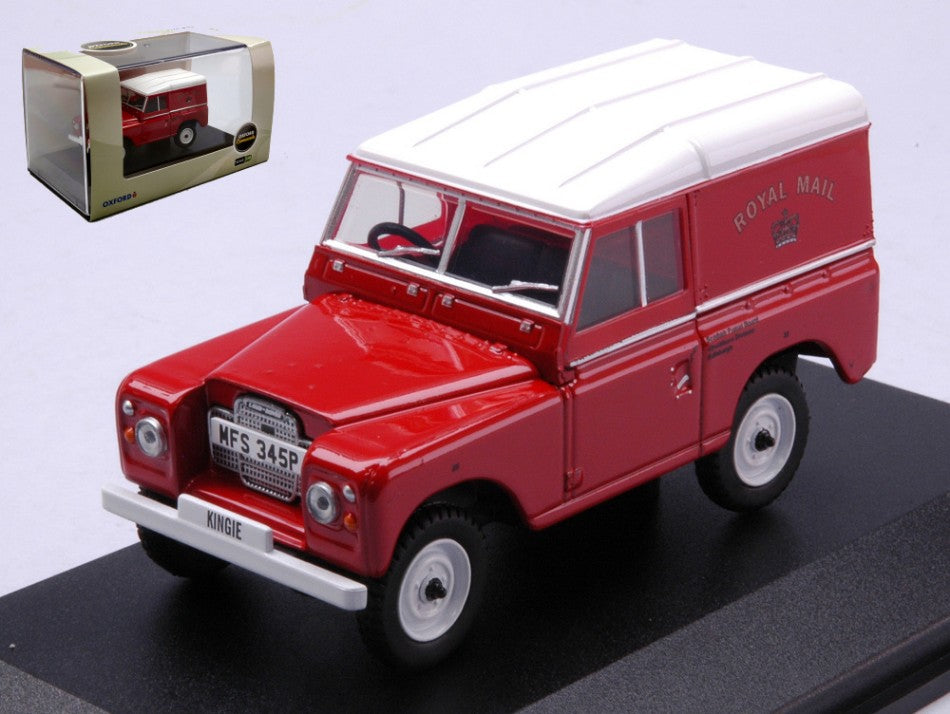 DIE CAST SCALE MODEL LAND ROVER SERIES III SWB POSTBUS ROYAL MAIL 1:43 ...