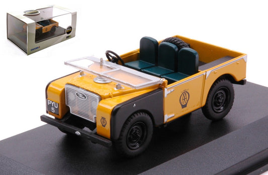 MODELLINO IN SCALA COMPATIBILE CON LAND ROVER AA 80 INCH YELLOW 1:43 OXFORD OXFLAN180003