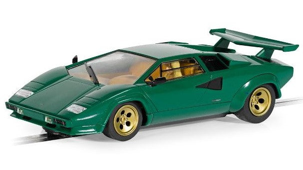 MODELLINO Scalextric LAMBORGHINI COUNTACH GREEN SLOT 1:32 MODEL SCALE C4500 250506
