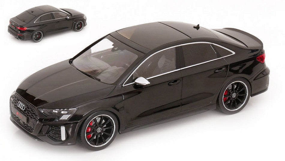 MODELLINO IN SCALA COMPATIBILE CON AUDI RS3 LIMOUSINE 2022 BLACK "IXO FOR MCG" 1:18 IXO MODEL MCG18450
