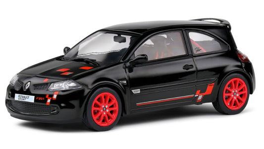 MODELLINO IN SCALA COMPATIBILE CON RENAULT MEGANE RS R26-R 2008 BLACK/RED 1:43 SOLIDO SL4310206