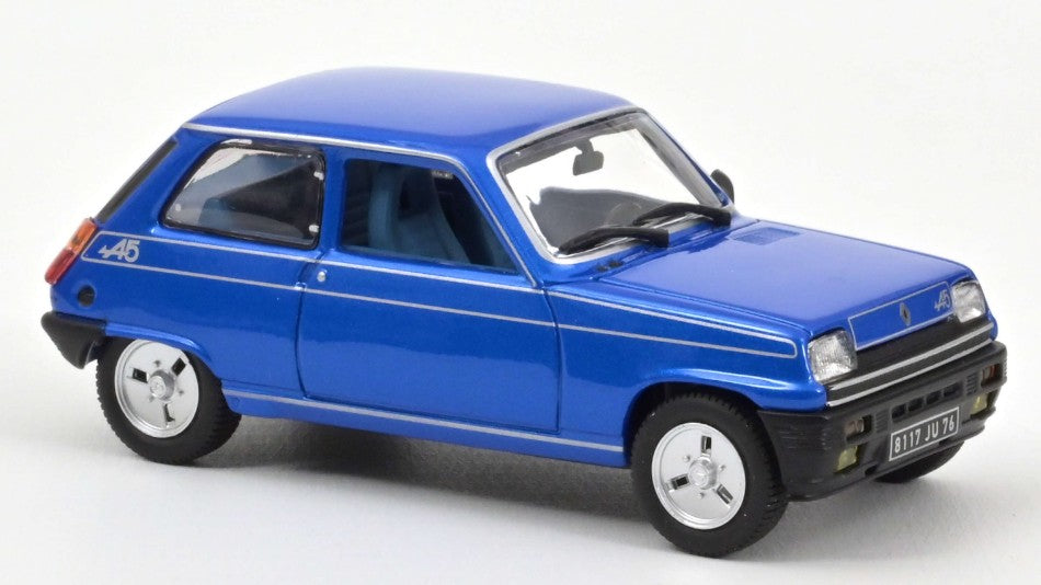 MODELLINO Norev RENAULT 5 ALPINE 1977 BLUE 1:43 REPROD.2024 MODEL SCALE NV510512R 250506