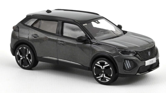 MODELLINO IN SCALA COMPATIBILE CON PEUGEOT 2008 GT 2024 SELENIUM GREY 1:43 NOREV NV472870