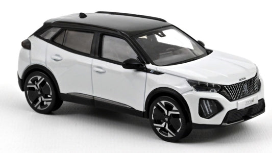 MODELLINO IN SCALA COMPATIBILE CON PEUGEOT 2008 GT 2024 OKENITE WHITE 1:43 NOREV NV472872