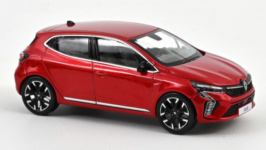 MODELLINO IN SCALA COMPATIBILE CON RENAULT CLIO 2024 FLAME RED 1:43 NOREV NV517579