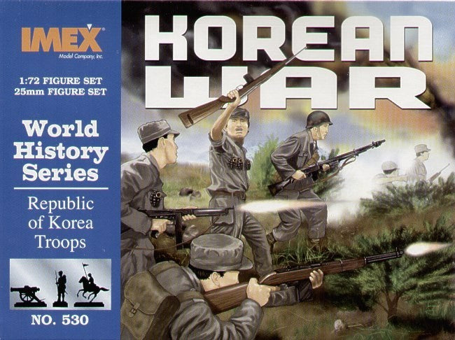 KIT DIE CAST SCALE MODEL REPUBLIC OF KOREA TROOPS KIT 1:72 IMEX IM0530 ...