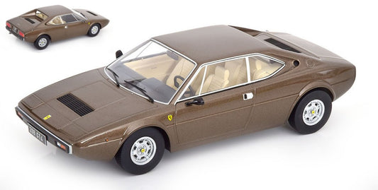 MODELLINO IN SCALA COMPATIBILE CON FERRARI 208 GT4 1975 BROWN METALLIC 1:18 KK SCALE KKDC181203