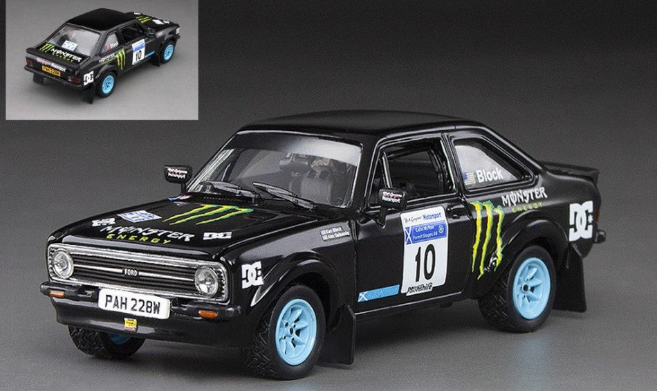 MODELLINO IN SCALA COMPATIBILE CON FORD ESCORT RS 1800 N.10 FOREST STAGES 2008 K.BLOCK-A.GELSOMINO 1:43 VITESSE VE42385