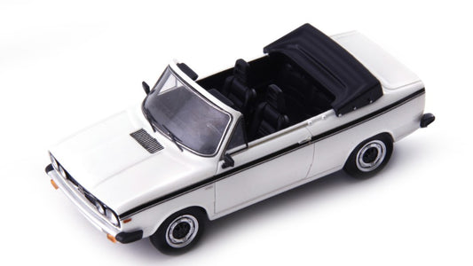 MODELLINO IN SCALA COMPATIBILE CON VOLVO 66 GL CONVERTIBLE 1980 WHITE 1:43 AVENUE43 AVN60117