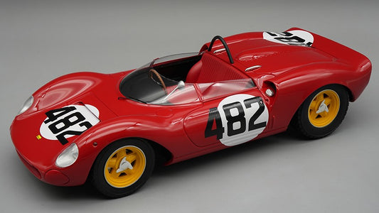 MODELLINO Tecnomodel FERRARI 206 DINO SP N.482 WINN.CESANA-SESTRIERE 1965 L.SCARFIOTTI 1:18 MODEL SCALE TMD18234C 250506