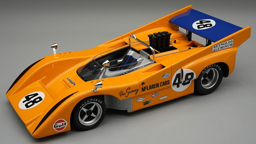 MCLAREN M8B CAN AM N.48 WINN.MONT TREBLANT 1970 D.GURNEY 1:18 Scala 1:18 Tecnomodel