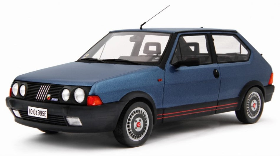 MODELLINO Laudo Racing FIAT RITMO 130 TC ABARTH 1985 MET.BLUE 1:18 MODEL SCALE LM181D 250506