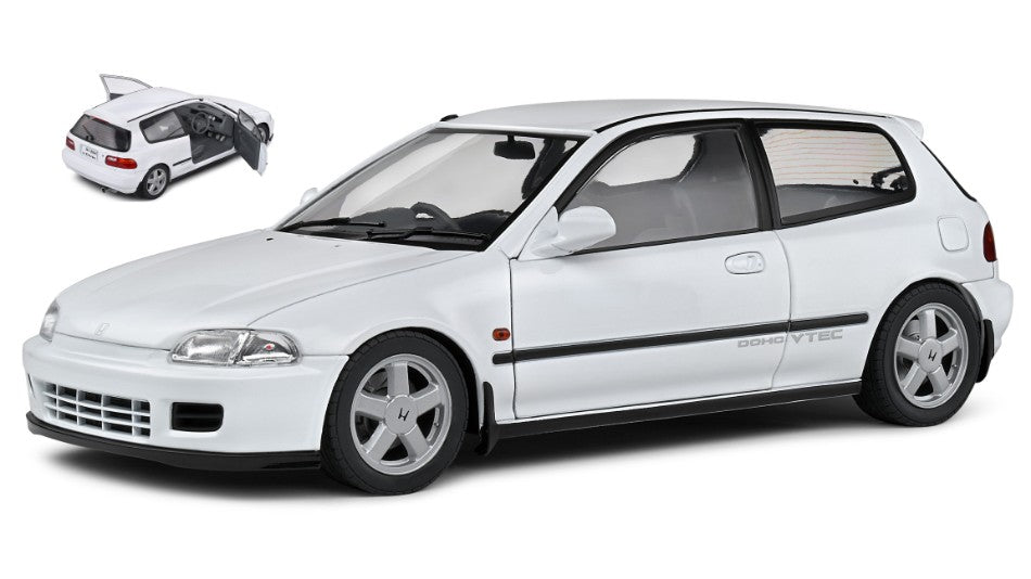 HONDA CIVIC EG6 SIR II 1991 WHITE 1:18 Scala 1:18 Solido
