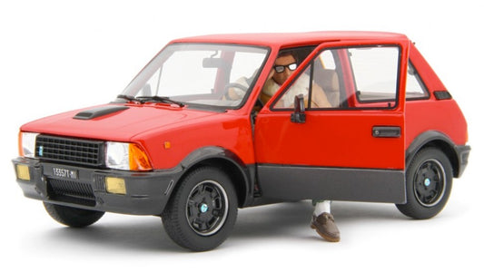 MODELLINO Laudo Racing INNOCENTI DE TOMASO TURBO 1983 RED C/JERRY CALA' (BILLO) FIGURE 1:18 MODEL SCALE LM174-JC 250506