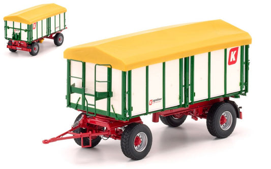 MODELLINO Wiking CARRO RACCOLTA KROGER TWO-AXLE THREE-WAY TIPPER HKD 302 1:32 MODEL SCALE WK17077866 250506