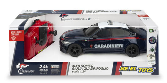 ALFA ROMEO GIULIA CARABINIERI RADIOCOMANDO 1:24 Scala 1:24 RE.EL.Toys