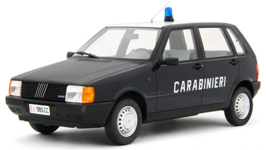 MODELLINO Laudo Racing FIAT UNO 55S 1983 CARABINIERI DARK BLUE 1:18 MODEL SCALE LM182A-PO 250506