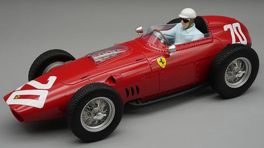 MODELLINO Tecnomodel FERRARI 246/256 DINO N.20 WINN.ITALY GP 1960 P.HILL W/DRIVER 1:18 MODEL SCALE TMD18325C 250506