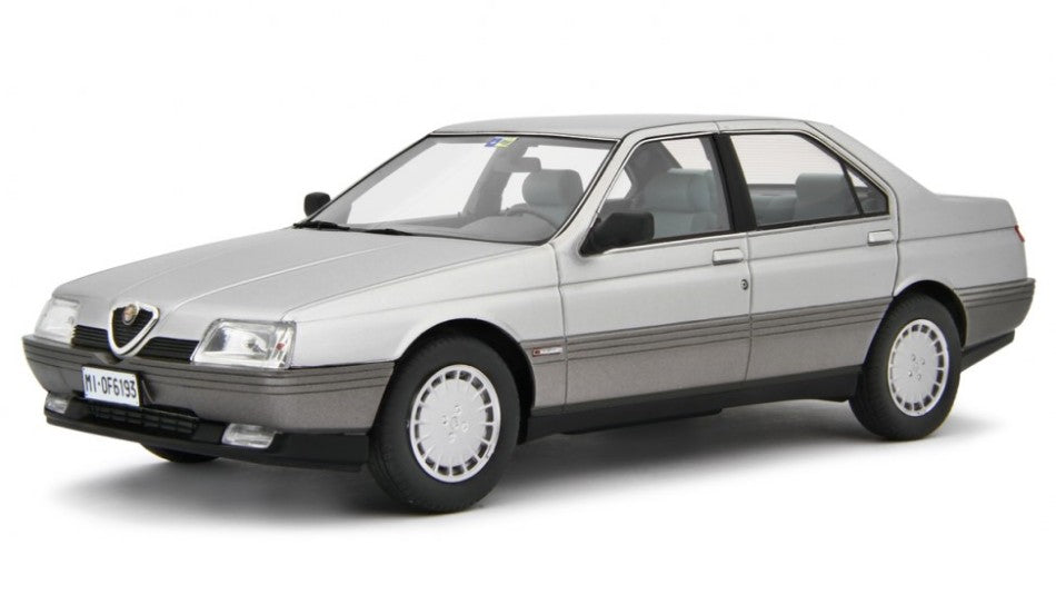 MODELLINO Laudo Racing ALFA ROMEO 164 2.0i TWIN SPARK 1987 SILVER 1:18 MODEL SCALE LM183D 250506
