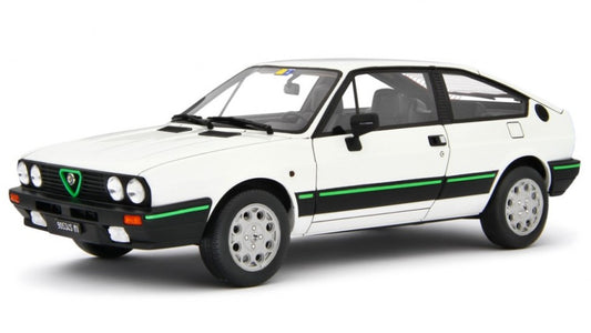 ALFA SPRINT 1.5 Q.V.1983 WHITE 1:18 Scala 1:18 Laudo Racing