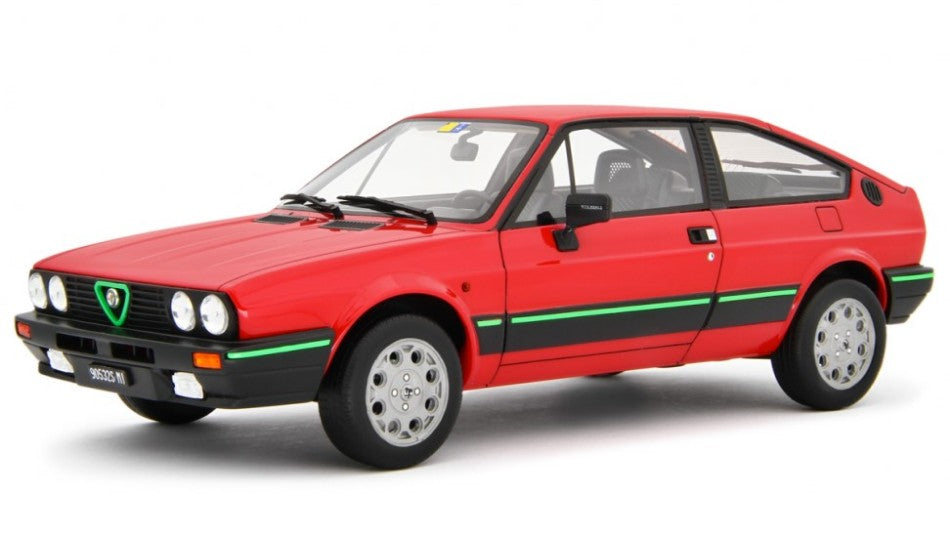 ALFA SPRINT 1.5 Q.V.1983 RED 1:18 Scala 1:18 Laudo Racing