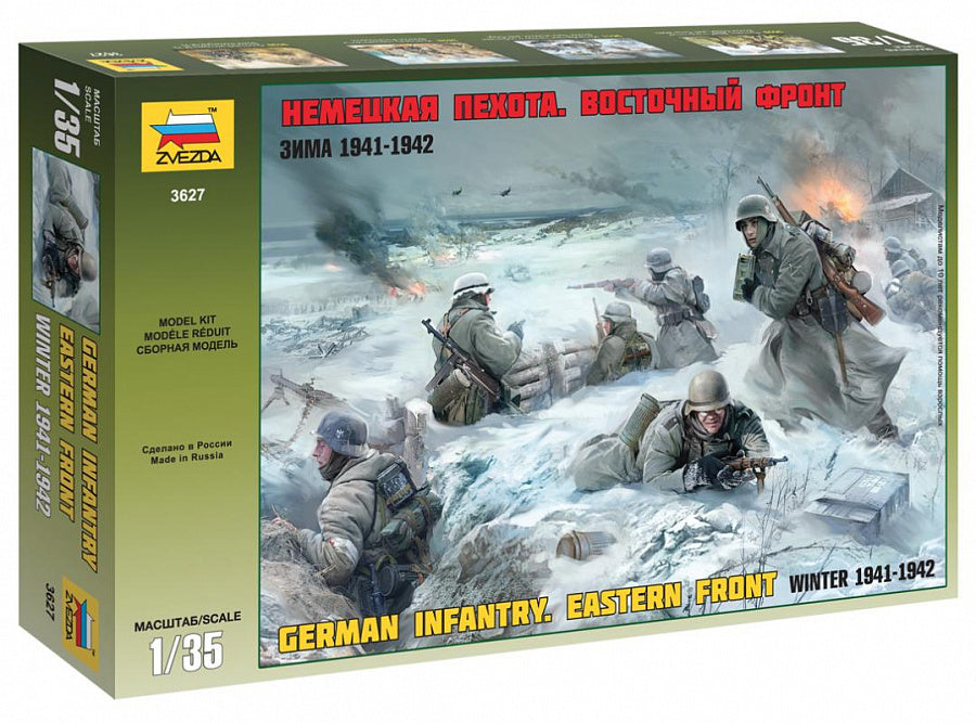 GERMAN INFANTRY WINTER 1941-42 KIT 1:35 Scala 1:35 Zvezda