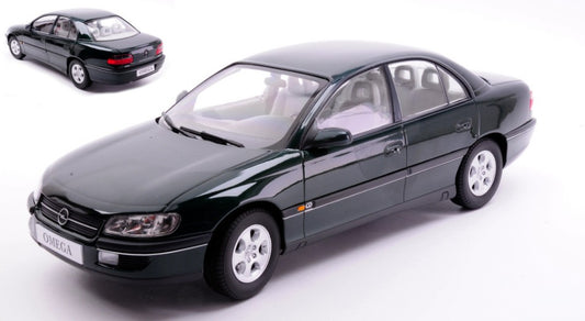 MODELLINO SCALA COMPATIBILE CON OPEL OMEGA B 1996 JUNGLE GREEN 1:18 TRIPLE 9 T9-1800433