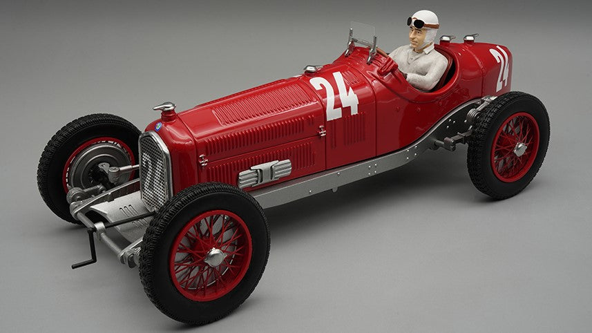 MODELLINO Tecnomodel ALFA ROMEO P3 TIPO B N.24 MONZA GP 1932 T.NUVOLARI W/DRIVER 1:18 MODEL SCALE TMD18326C 250506