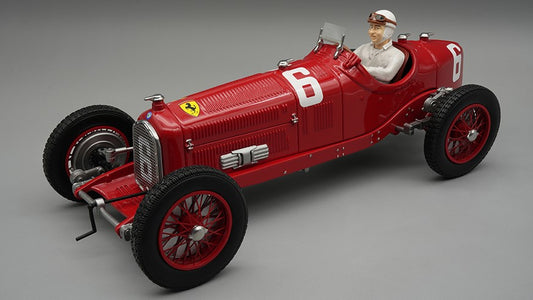 MODELLINO Tecnomodel ALFA ROMEO P3 TIPO B N.6 WINN.MONZA GP 1932 R.CARACCIOLA W/DRIVER 1:18 MODEL SCALE TMD18326B 250506