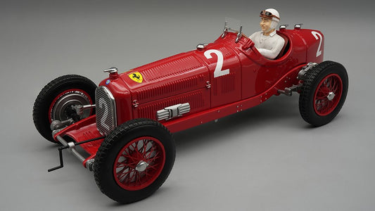 MODELLINO Tecnomodel ALFA ROMEO P3 TIPO B N.2 WINN.GERMAN GP 1932 R.CARACCIOLA W/DRIVER 1:18 MODEL SCALE TMD18326A 250506