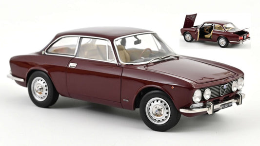 MODELLINO IN SCALA Norev COMPATIBILE CON ALFA ROMEO 2000 GTV 1973 MAROON 1:18 MODEL SCALE NV187916 241220