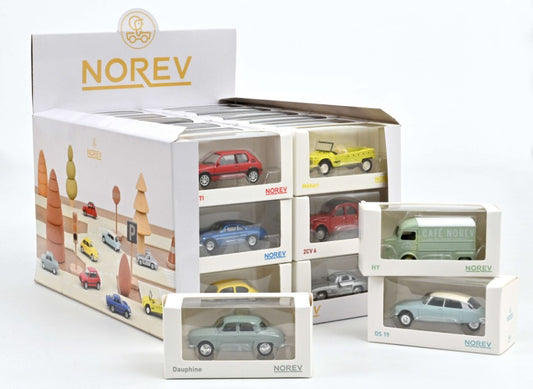 MODELLINO SCALA COMPATIBILE CON DISPLAY 36 MODELS ASS. MINIJET 1:64 NOREV NV319350