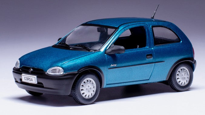 MODELLINO Ixo Model OPEL CORSA B SWING 1995 MET.DARK AQUAMARINE 1:43 MODEL SCALE CLC581 250506