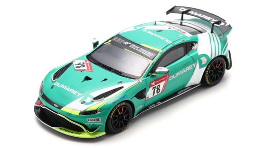 MODELLINO SCALA COMPATIBILE CON ASTON MARTIN VANTAGE GT4 N.78 24 H NURBURGRING 2023 DUMAREY-HESS-ADAMS-S SPARK MODEL SG926